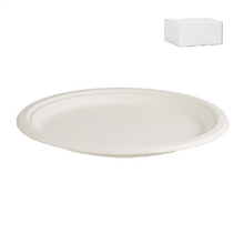 Envirochoice Natural Fibre Round Plate 10 25 Pack 20 Carton