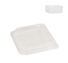 Envirochoice Natural Fibre Square Lid For 250ml 50 Pack