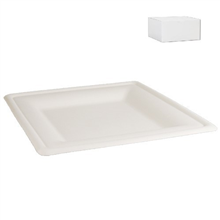 Envirochoice Natural Fibre Square Plate 10 25 Pack 20 Carton