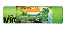 Envirostar Garbage Bag Compost Green 140L 12Roll