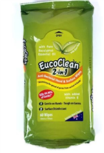 Eucoclean Wipes AntiBacterial  Surface 60Pack