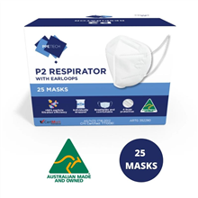 Face Mask P2 With Earloops White 25  Pack