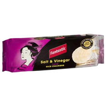 Fantastic Rice Crackers Salt  Vinegar 100g