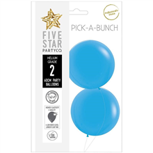 Five Star Balloons Matte Blue 60Cm 2Pk