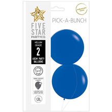 Five Star Balloons Matte Royal Blue 60Cm 2Pk
