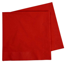 Five Star Napkins Dinner 2Ply Apple Red 40 Pack