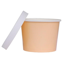 Five Star Paper Luxe Tub W Lid Peach 5PK