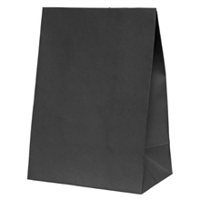 Five Star Paper Party Bag Black 10PK