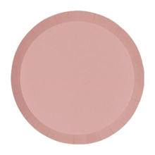 Five Star Paper Round 7 Snack Plate Rose 20PK