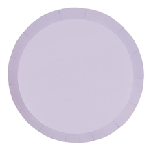 Five Star Paper Round Dinner Plate 9 Pastel Lilac 20 Pack