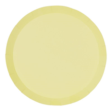 Five Star Paper Round Dinner Plate 9 Pastel Yellow 20 Pack