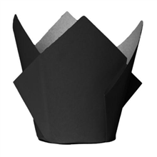 Five Star Paper Tulip Cupcake Case Black 20PK