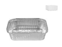 Foil Tray 448 Medium Rectangle 40oz 400 Carton