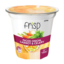 Frisp Diced Onion Carrot Celery 200G
