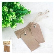 Gift Tag Kraft 4X7cm 12 Pack