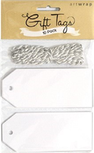 Gift Tag White 10 Pack