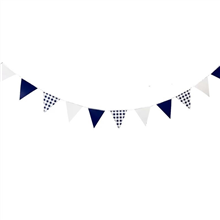 Gingham Blue Bunting 35m