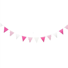 Gingham Pink Bunting 35m