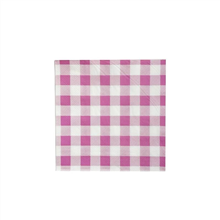 Gingham Pink Lunch Napkin 25pk