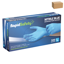 Gloves Nitrile Powder Free Blue Large 1000CTN