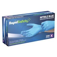 Gloves Nitrile Powder Free Blue XLarge 100PK