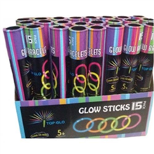 Glow Bracelet 8In 20Cm Tube 15Pk