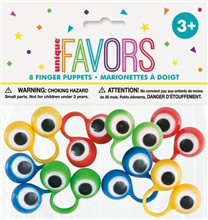 Googly Eyes Finger Puppet 8 Pack