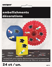 Graduation Cut Outs 24 Pack