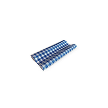Greaseproof Paper Gingham Blue Half 19 x 15cm 400pk