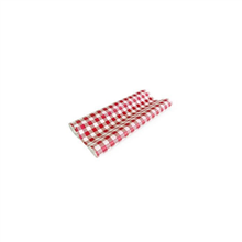 Greaseproof Paper Gingham Red Half 19 x 15cm 400pk