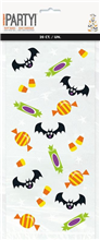 Halloween Cello Bags Bats  Lollies 20 Pack