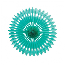 Hanging Fan Classic Turquoise 24Cm