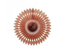 Hanging Fan Metallic Rose Gold 24Cm