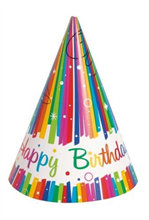 Hats Rainbow Ribbons 8 Pack