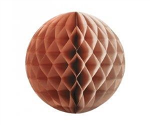 Honeycomb Ball Metallic Rose Gold 25Cm