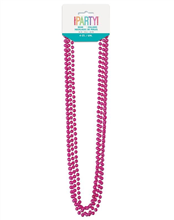Hot Pink Bead Necklace 32