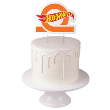 Hot Wheels Acrylic Cake Topper