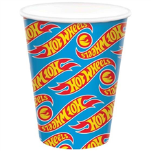 Hot Wheels Paper Cup 266ml 8pk