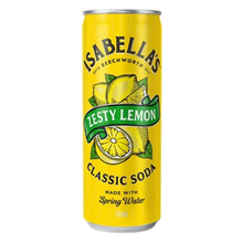 Isabellas Can Classic Soda Zesty Lemon 355ml