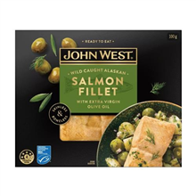 John West Salmon Fillets Extra Virgin Olive Oil 100G