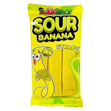 Juicy Jelly Sour Straps Banana 160G