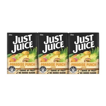Just Juice Poppers Paradise Punch 200ml 6PK