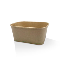 KRAFT RECTANGULAR CONTAINER 1000ML 50PK