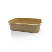 KRAFT RECTANGULAR CONTAINER 500ML 50PK