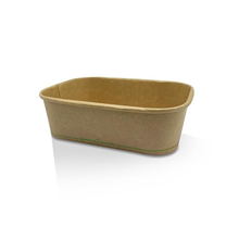 KRAFT RECTANGULAR CONTAINER 650ML 50PK