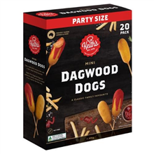 Keiths Dagwood Dogs Mini 108kg 20PK