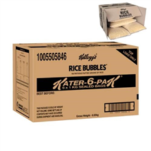 Kelloggs Rice Bubbles 1kg 6CTN