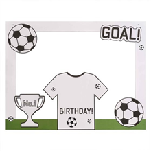Kick It Off Soccer Photo Booth Frame