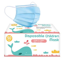 Kids Face Mask Disposable 3PLY 50PK