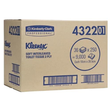 Kleenex Toilet Paper Interleaved 2ply 250sh 36CTN 4322